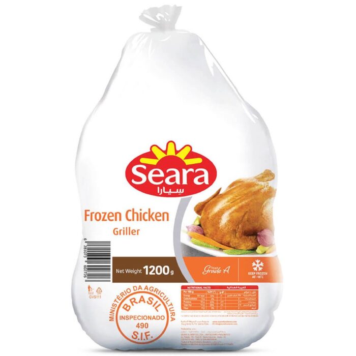 Seara Frozen Whole Chicken 1200g