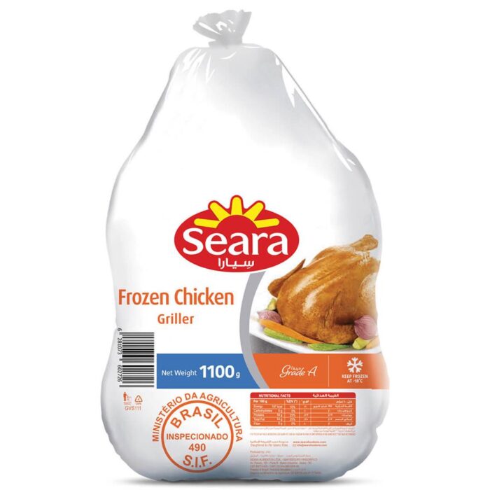 Seara Frozen Whole Chicken 1100g