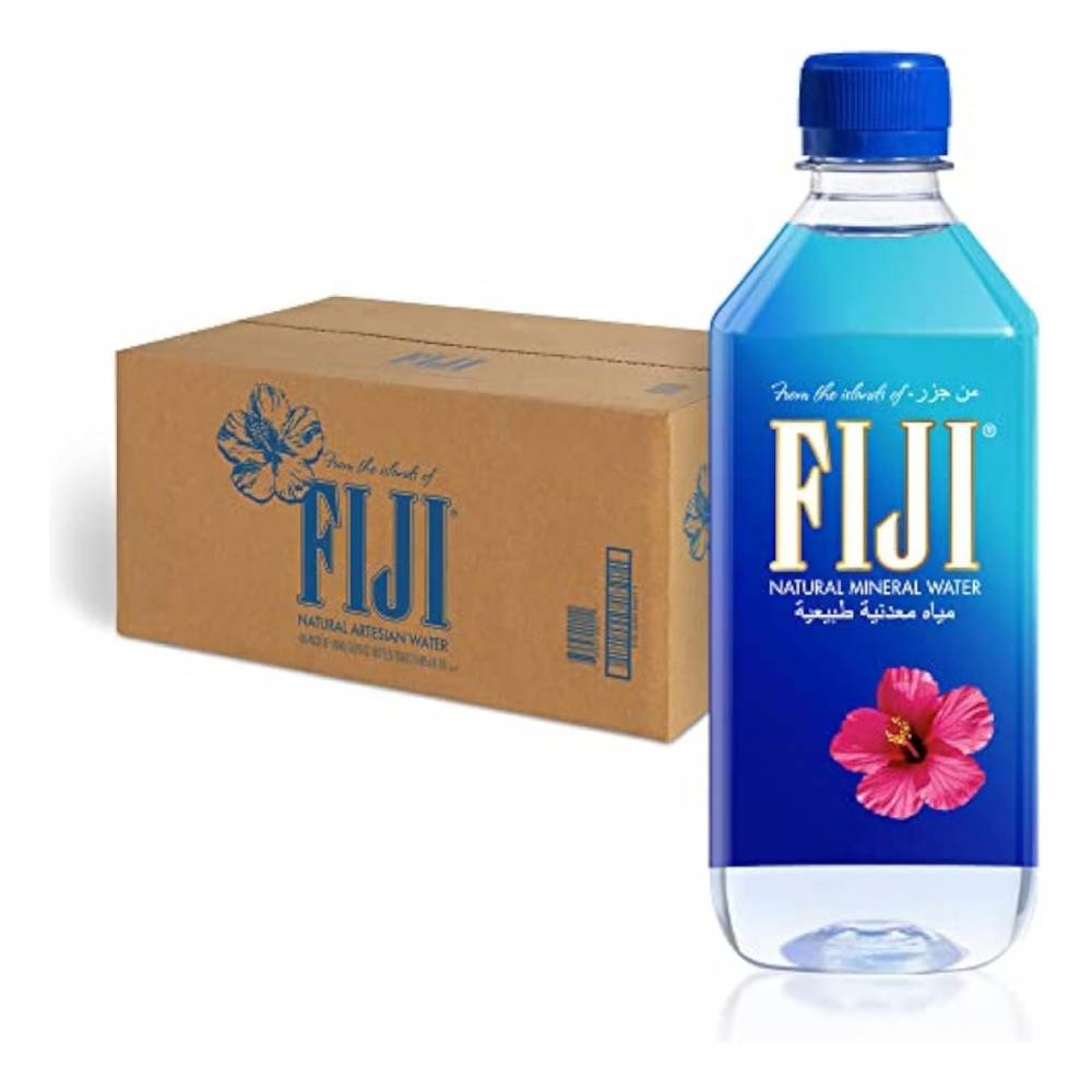 Fiji Natural Mineral Water 24x330ml pack – premium bottled water from Fiji with a smooth taste and natural minerals, ideal for hydration on the go.