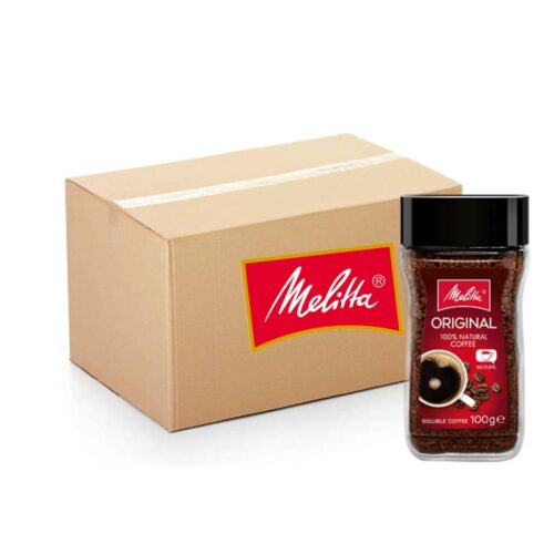Melitta Instant Original Coffee - 6x100g jars of rich and smooth instant coffee for a quick and satisfying brew