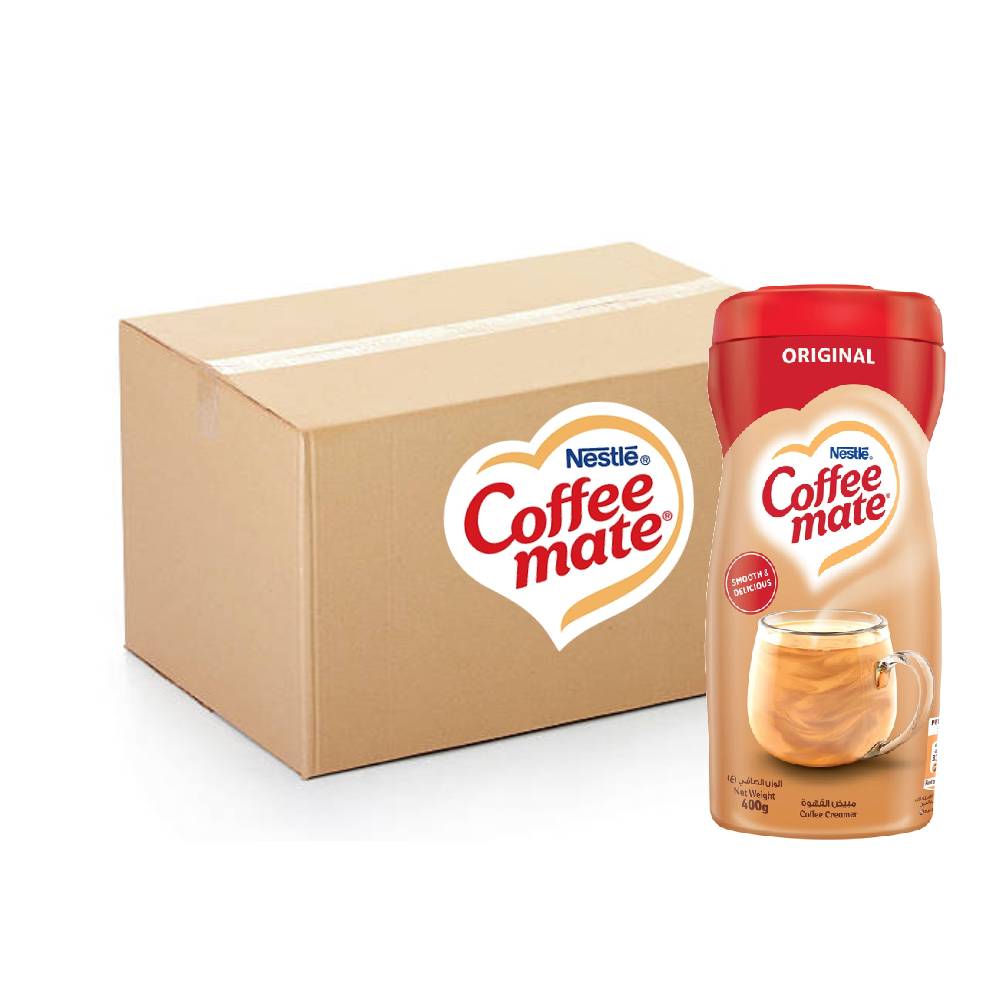 Nestle Coffee Mate Original Creamer - 15x400g pack of creamy coffee creamer for rich and smooth coffee flavor.