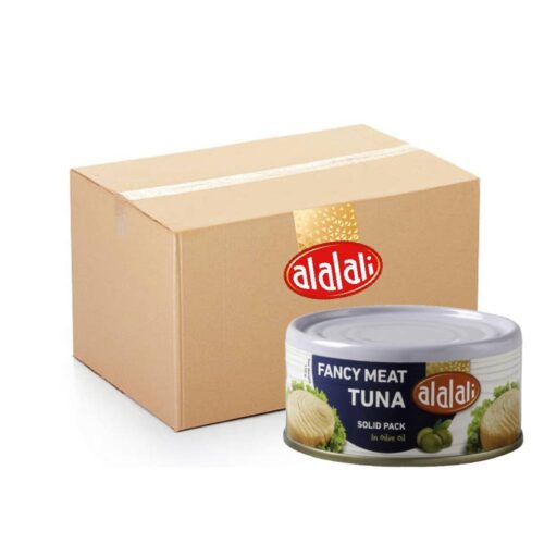 Al Alali Fancy Meat Tuna in Olive Oil – 48x170g cans of premium tuna packed in rich olive oil, perfect for healthy meals
