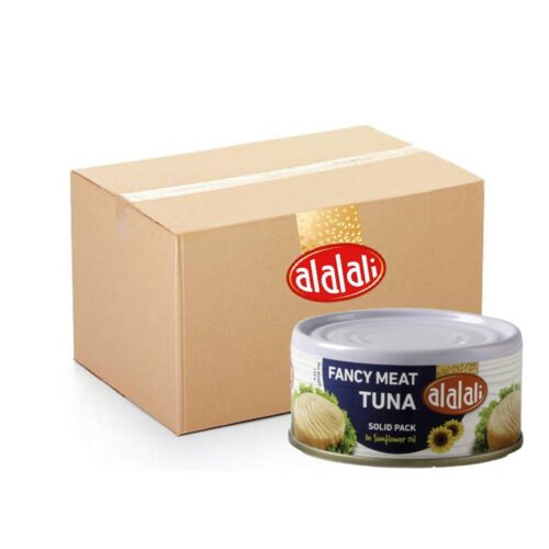 Al Alali Fancy Tuna White in Sunflower Oil – 48x170g cans of premium white tuna preserved in sunflower oil, great for nutritious meals