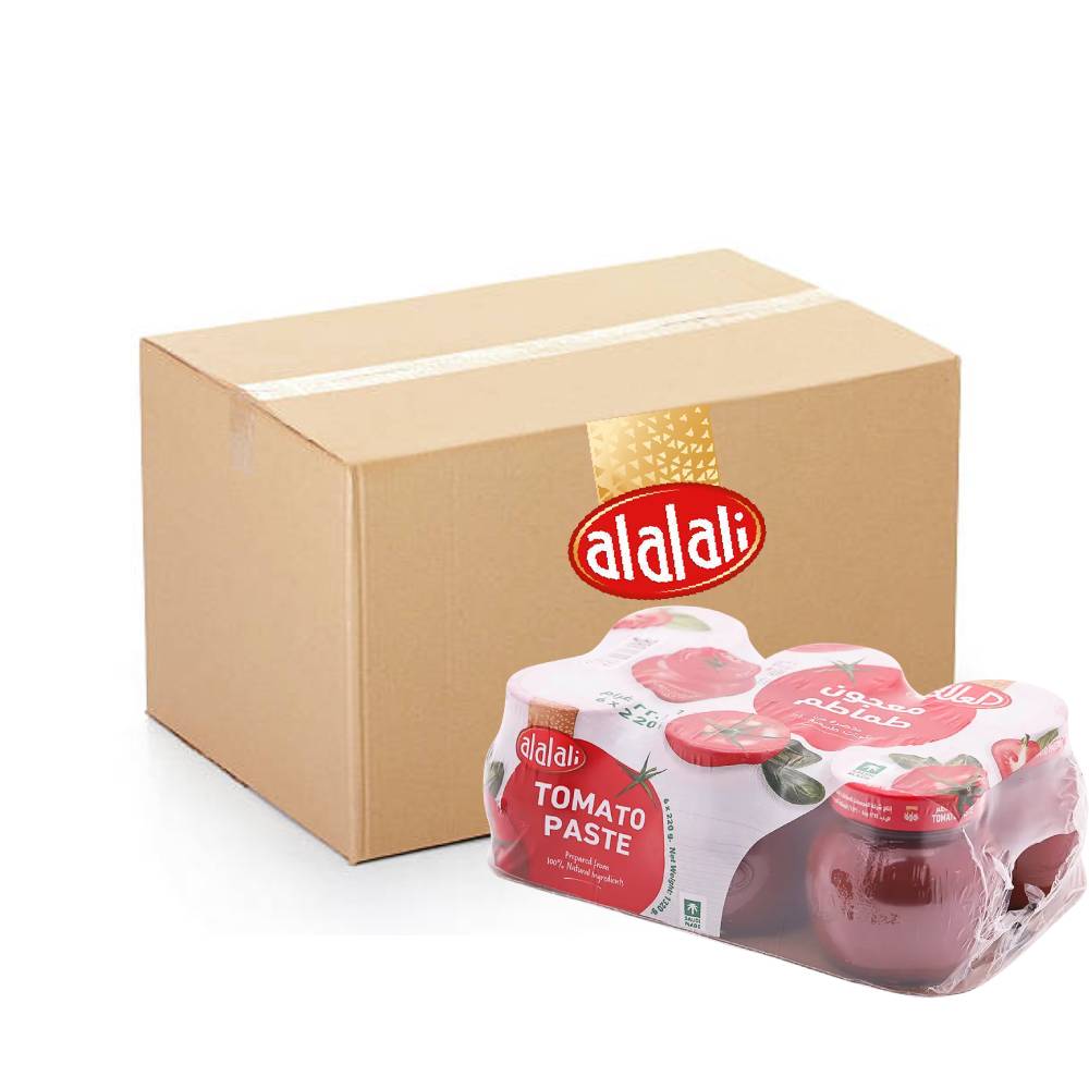 Al Alali Tomato Paste – 36x220g cans of rich, concentrated tomato paste, perfect for enhancing sauces and recipes