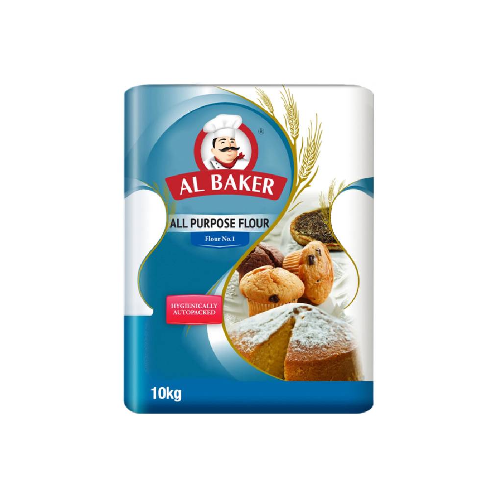 Al Baker All Purpose Flour 10kg bag for baking and cooking