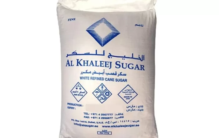 Al Khaleej White Sugar 50Kg bag – high-quality white sugar for baking and cooking