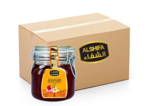 Al Shifa Natural Honey 6x1kg jars – pure and natural honey pack.