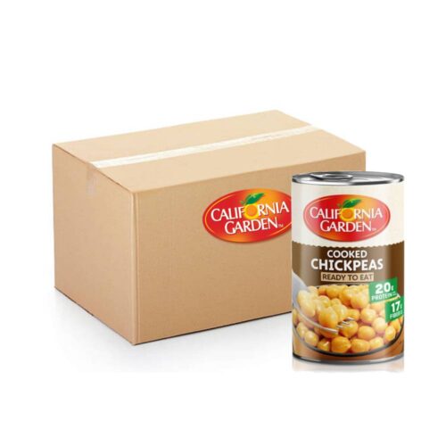 California Garden Chick Peas – 24x400g canned chickpeas for cooking and recipes