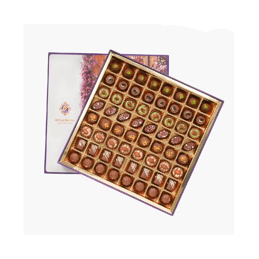 Chocolate Box Reveal showcasing a variety of delicious chocolates, perfect for gifting and special occasions.