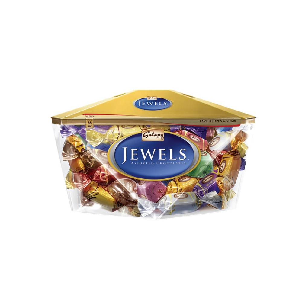 Galaxy Jewels Assorted Chocolate – 625g, premium mixed chocolates assortment, ideal for gifting and sharing.