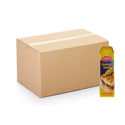 KDD Bechamel Sauce 12 packs of 1 liter - creamy white sauce for cooking and baking
