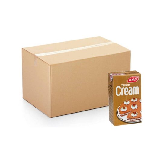 KDD Thick Cream 24 packs of 250ml – rich and creamy dairy product for cooking and baking