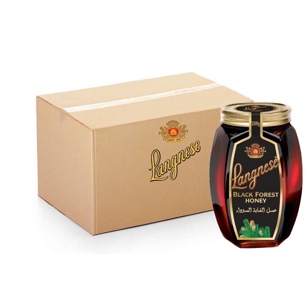 Langnese Black Forest Honey 2x2.5kg jars premium natural honey pack