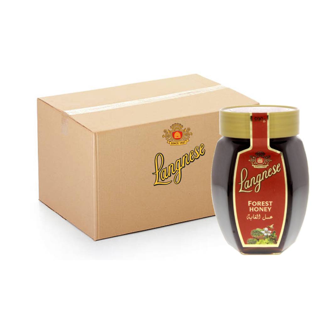 Langnese Forest Honey 10x500g jars – pure natural forest honey pack