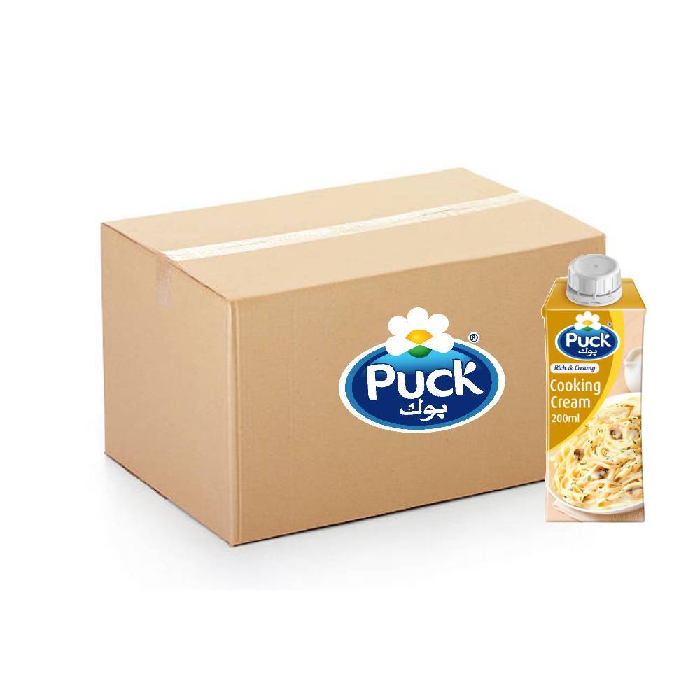 Puck Cooking Cream 27x200ml packs – rich and creamy cooking cream for smooth texture in recipes