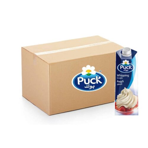 Puck Whipping Cream 10x1ltr packs for creamy desserts and beverages