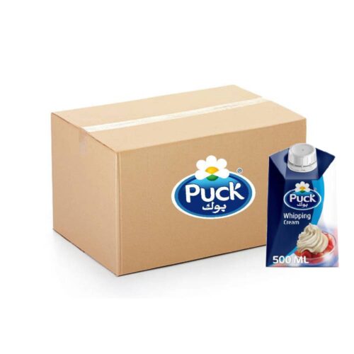 Puck Whipping Cream 18 packs of 500ml each for creamy dessert and cooking use