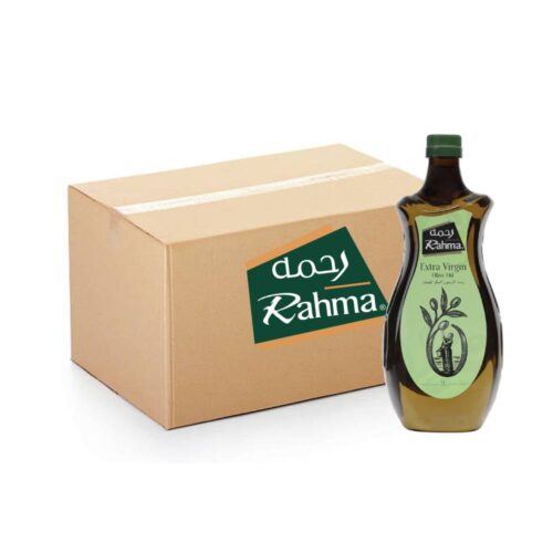 Rahma Extra Virgin Olive Oil Pet - 4x2ltr pack of premium cold-pressed olive oil in PET bottles, ideal for everyday cooking and healthy eating
