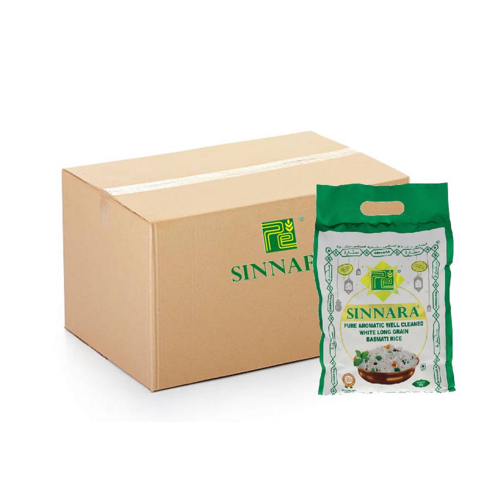 Sinnara Pure Aromatic Basmati Rice – 20x2kg packs of premium aromatic basmati rice, perfect for flavorful and fragrant meals