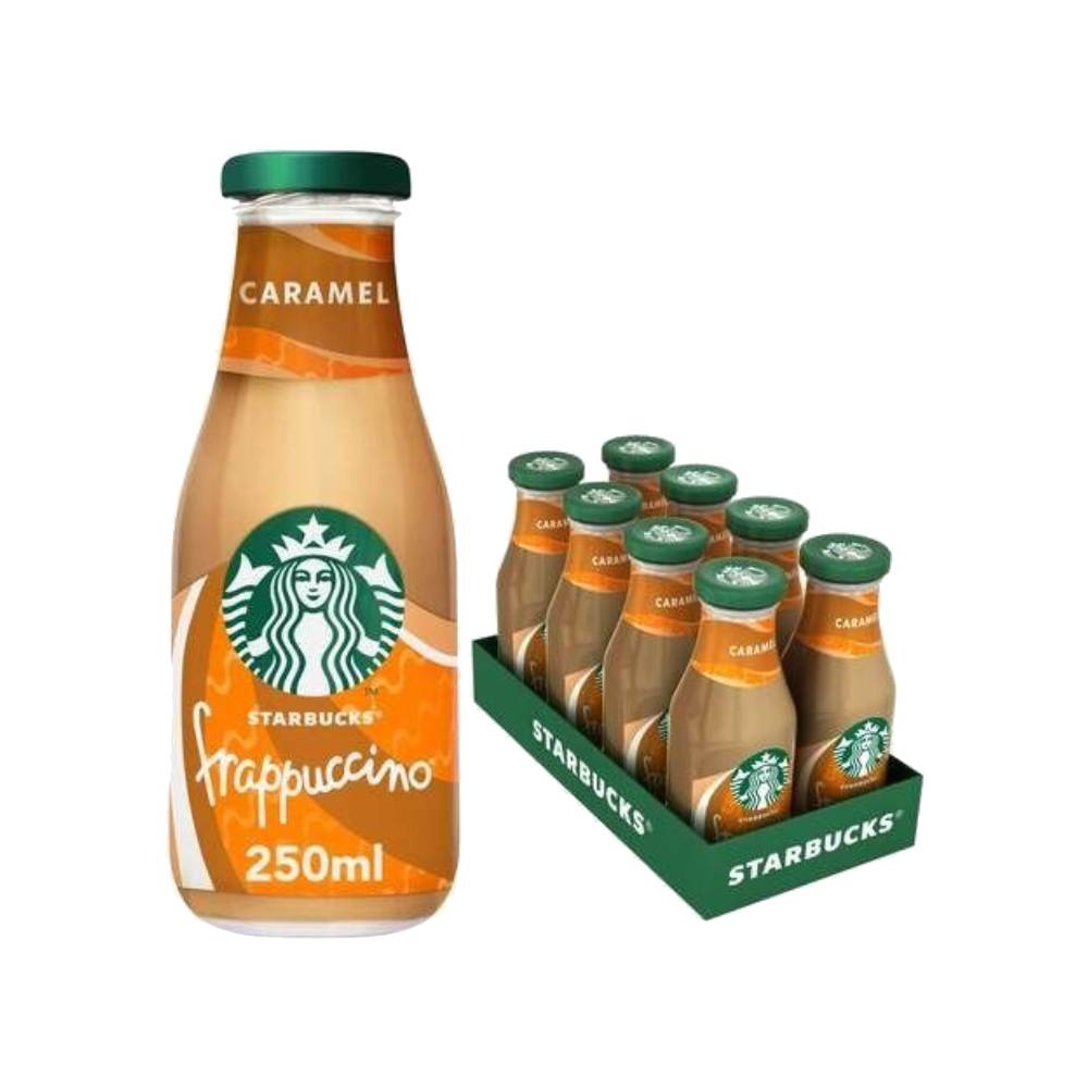 Starbucks Caramel Frappuccino 250ml x8 ready-to-drink coffee