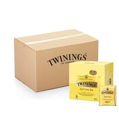 Twining’s Earl Grey Tea Bags – 4x100s pack of fragrant, classic Earl Grey tea bags for a refreshing tea experience.