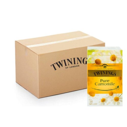 Twining's Pure Camomile Tea - 6x20s boxes of pure camomile tea bags for soothing herbal tea