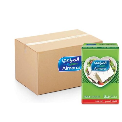 Almarai Feta Cheese Lite - 18x400g, Bulk items, Catering, Wholesale price, White Feta Cheese, Low Fat, Salads, Mediterranean dish