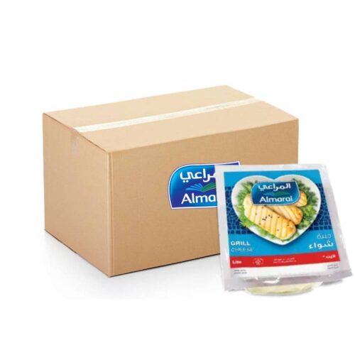 Almarai Halloumi Grill Cheese Lite 40x200g pack, light and flavorful halloumi cheese perfect for grilling and cooking.