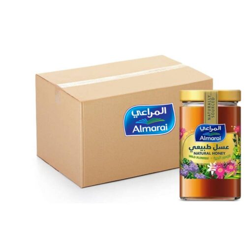 Almarai Polyflora Natural Honey – 6x950g jars of pure natural honey for cooking and healthy use