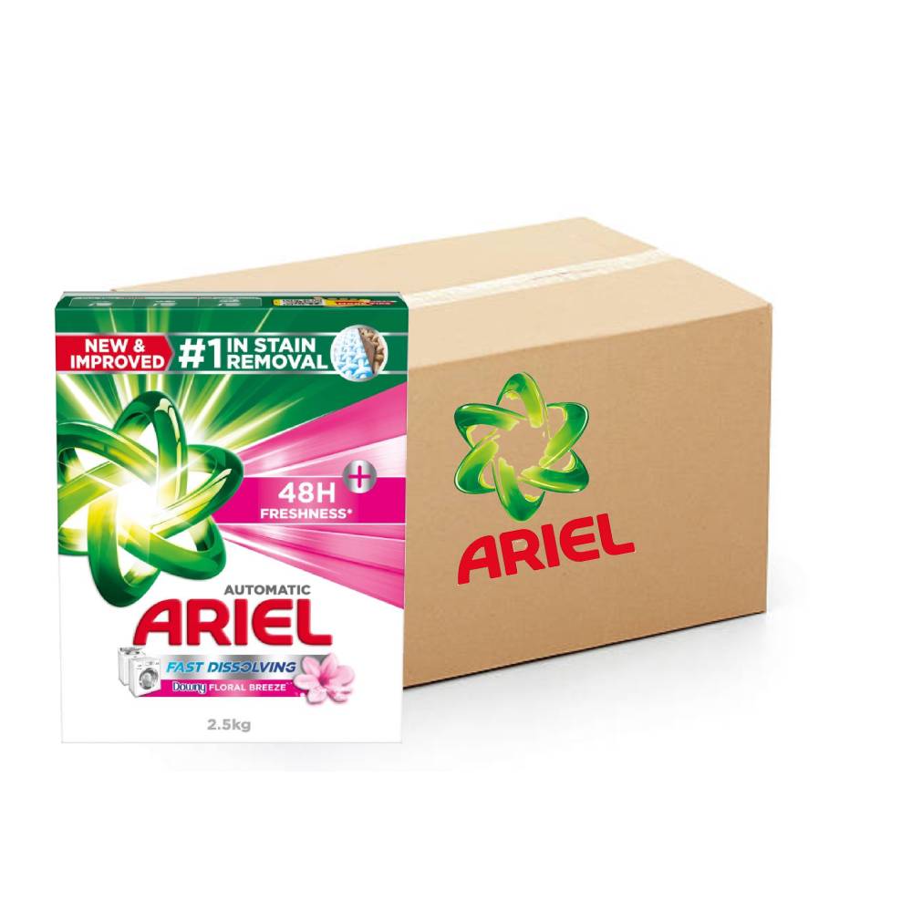 Ariel Automatic with Touch Of Downy Detergent Powder - 4x2.5Kg, Bulk items, Catering, Wholesale price, Laundry Detergent Powder, Stain Removal, Washing powder with downy