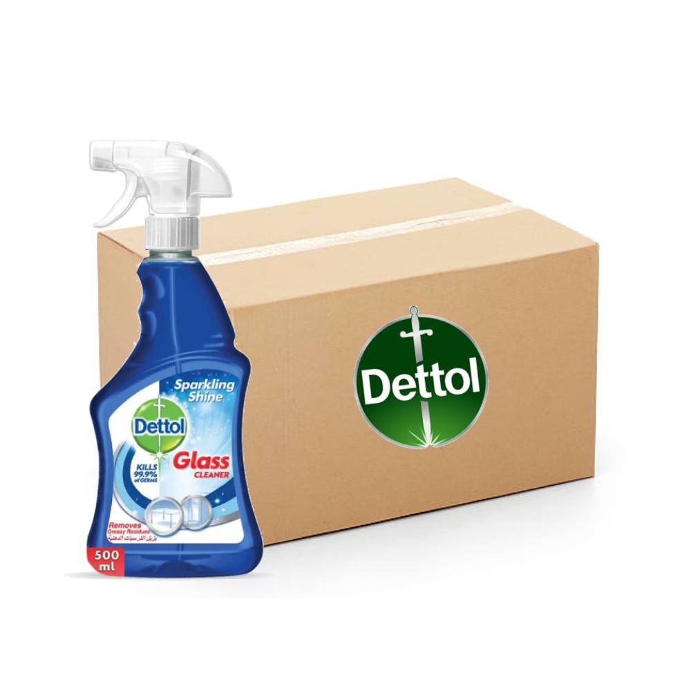 Dettol Healthy Glass Cleaner - 12x500ml, Bulk items, Catering, Wholesale price, Glass cleaner