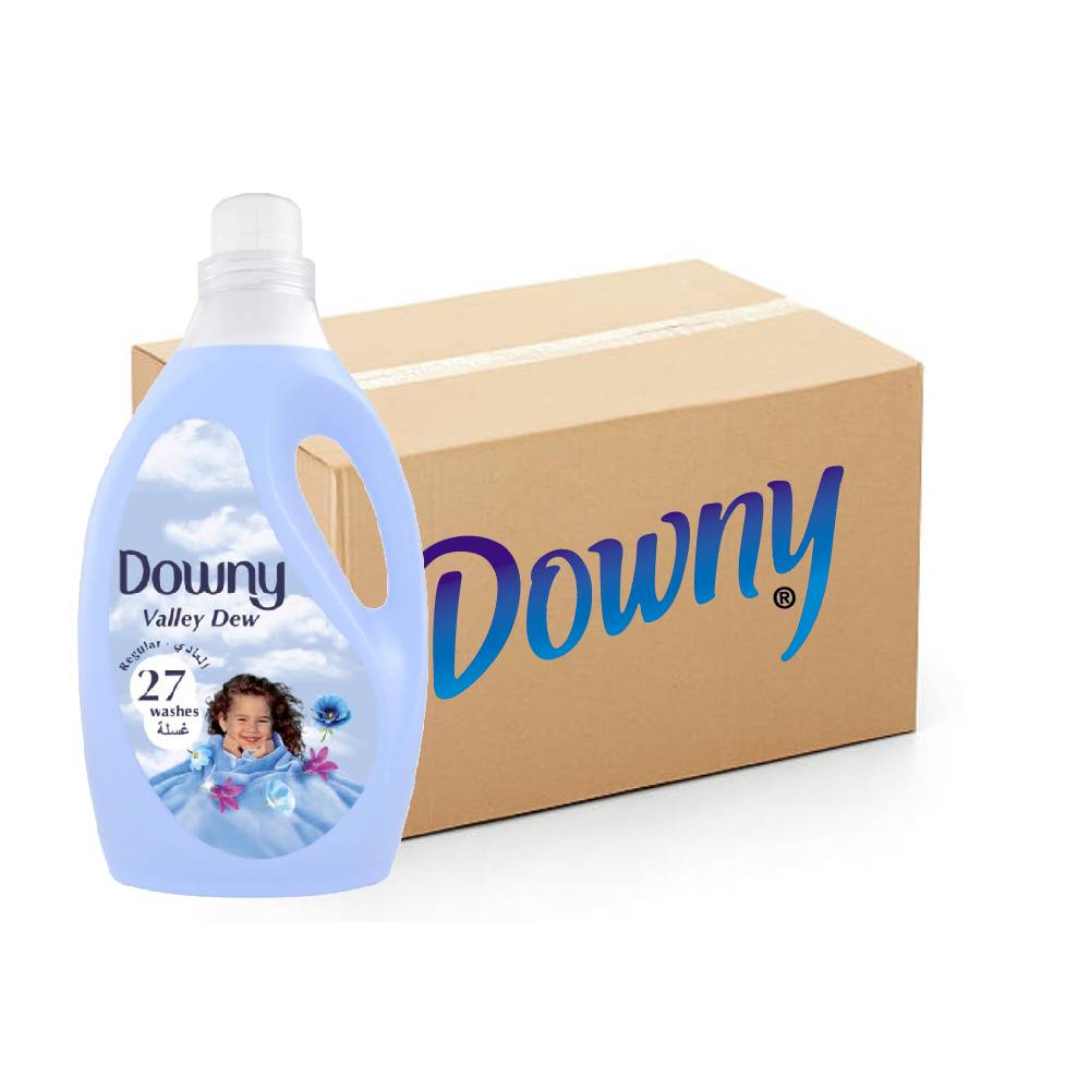 Downy Fabric Softener Valley Dew - 6x3Ltr, Bulk items, Catering, Wholesale price, Fabric Conditioner, Long Lasting Freshness, Protects from Fading