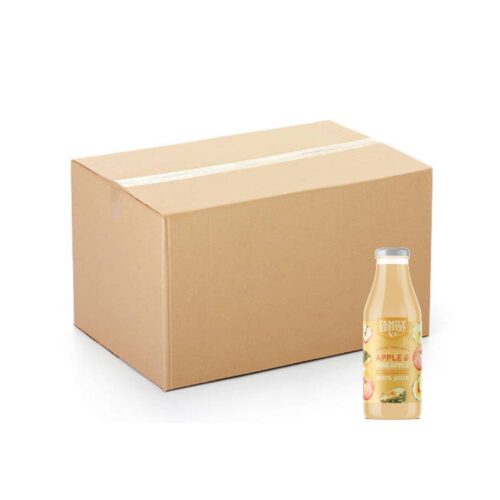 Family Harvest Apple & Pineapple Juice – 56x750ml pack featuring a delicious blend of apple and pineapple juice in large 750ml bottles, perfect for refreshing hydration anytime.