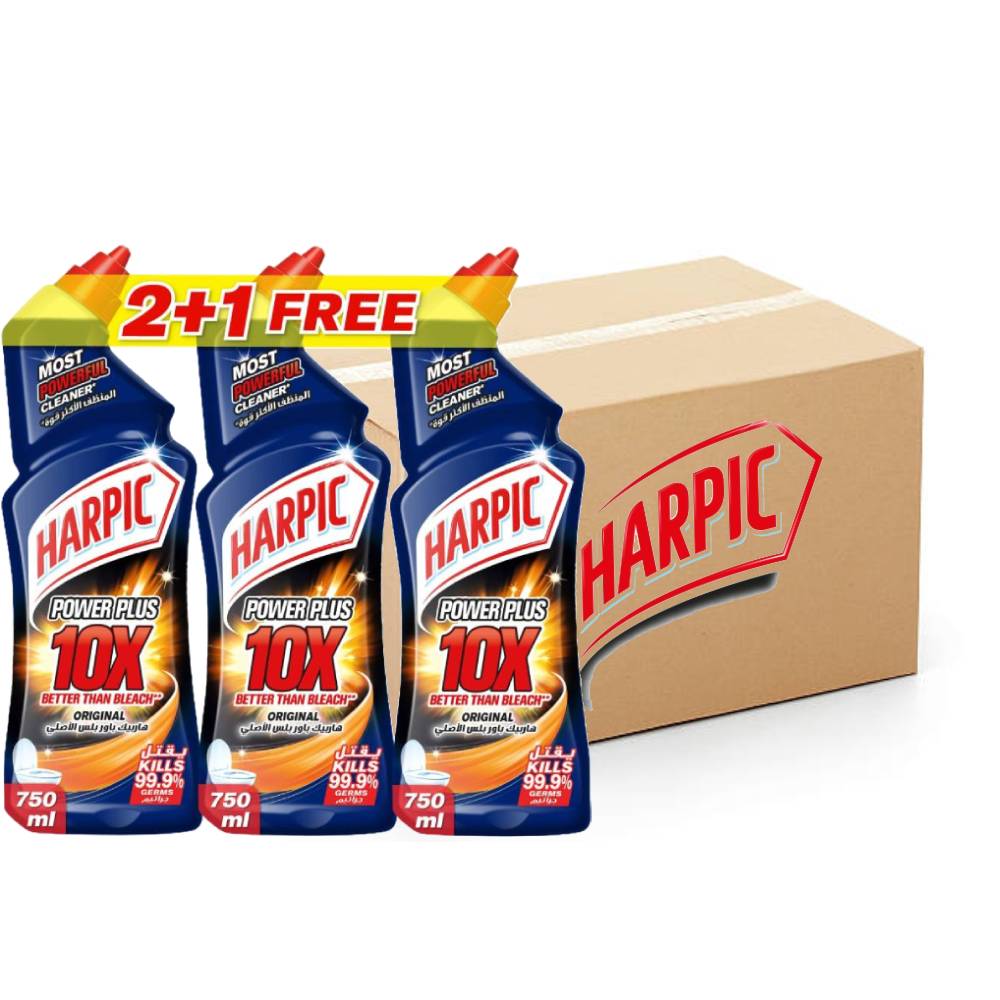 Harpic Power Plus – 4x(2+1)x750ml, Cleaning Items, Bulk items, Catering, Wholesaler, Price