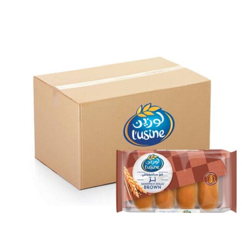 Lusine Brown Sandwich Roll – 13x200g fresh soft brown sandwich rolls perfect for meals and snacks