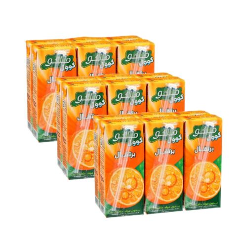 Melco Cool Orange Juice Drink 18x225ml – Refreshing Orange Beverage, Convenient Pack, Perfect for Kids, Parties, and On-the-Go Refreshment