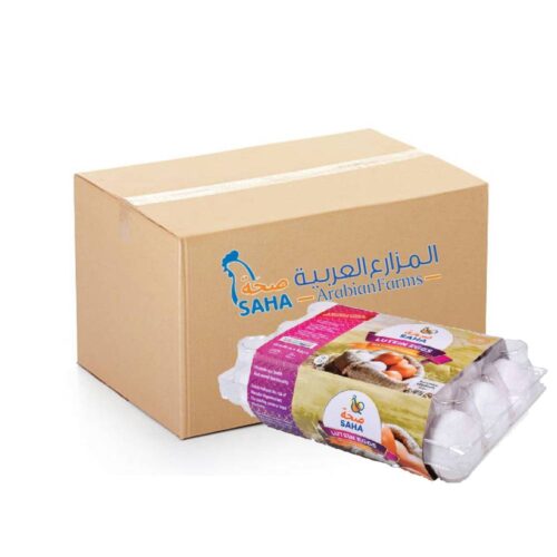 Saha Lutein & Zeaxanthin Egg Medium 24x15s – Nutritious Medium Eggs Enriched with Lutein and Zeaxanthin, High-Quality Eggs for Cooking and Baking, Bulk Pack