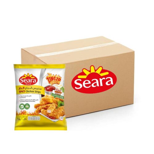 Seara Frozen Spicy Chicken Strips Zingzo - 10x750g, Bulk items, Catering, Wholesale price, Chicken Strips, Snacks, Easy to cook, Seara Offers