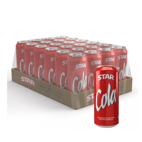 Star Cola Carbonated Soft Drink – 24x300ml pack featuring bold cola flavor in 300ml bottles, ideal for refreshing enjoyment and convenient sharing.