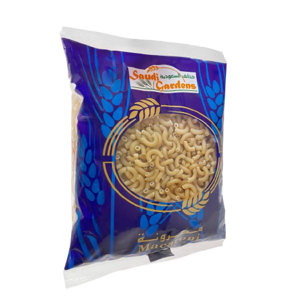 Saudi Gardens Macaroni Cornetto Liscio Piccolo No.27 - 20x400g, Premium Pasta, Durum wheat, Wafrah, Macaroni Pasta, Ingredients, Salad, Catering, Wholesaler, Price, Bulk items