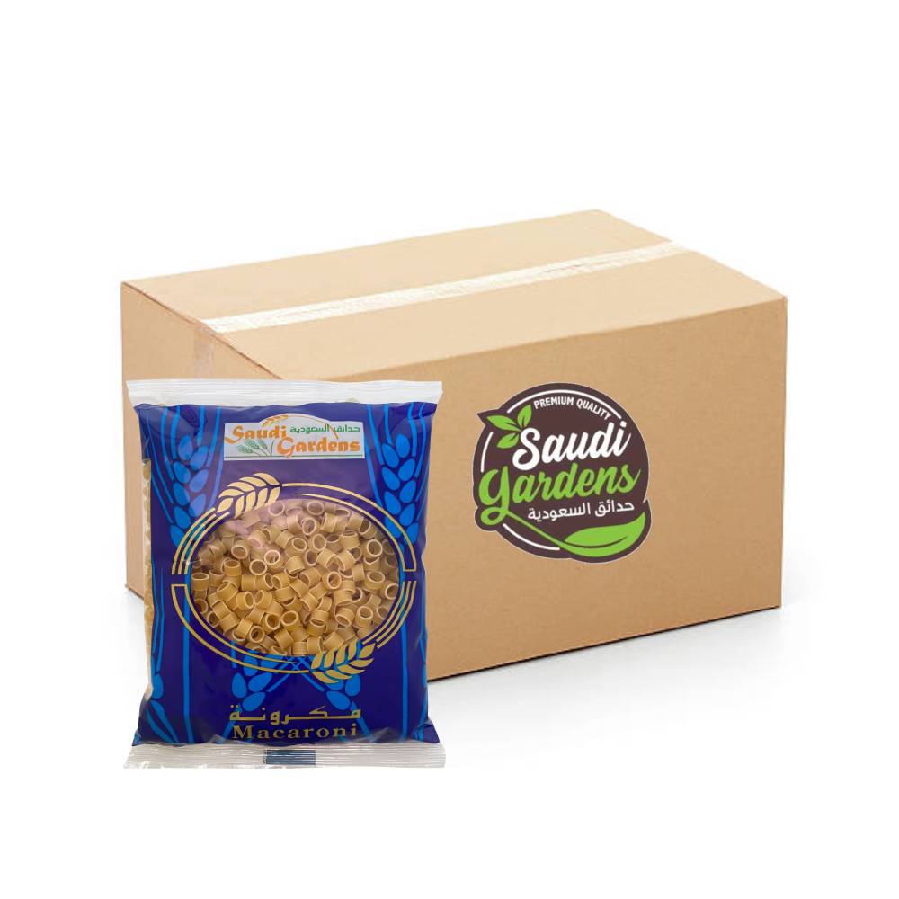 Saudi Gardens Macaroni Mezzi Sedanini Lisce No.31 - 20x400g, Premium Pasta, Ingredients, Soup, Catering, Bulk items, Wholesaler, Price