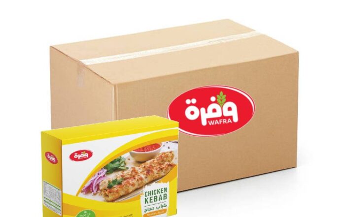Wafra Chicken Kebab - 10x600g, Premium Frozen Grilled Chicken Skewers, Halal, Ready to Cook, Bulk Pack for Restaurants and Catering
