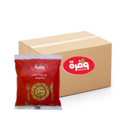 Wafra Macaroni Mezzi Sedanini Lisce No.14 - 20x400g, Wafrah, Premium Pasta, Durum Wheat Pasta, Bulk items, Catering, Wholesaler, Price, HORECA
