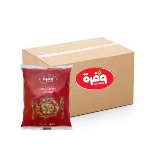 Wafra Macaroni Mezzi Tortiglioni No.10 - 20x400g, Wafrah, Premium Pasta, Saudi Made, Bulk items, Catering, Wholesaler, Price, HORECA