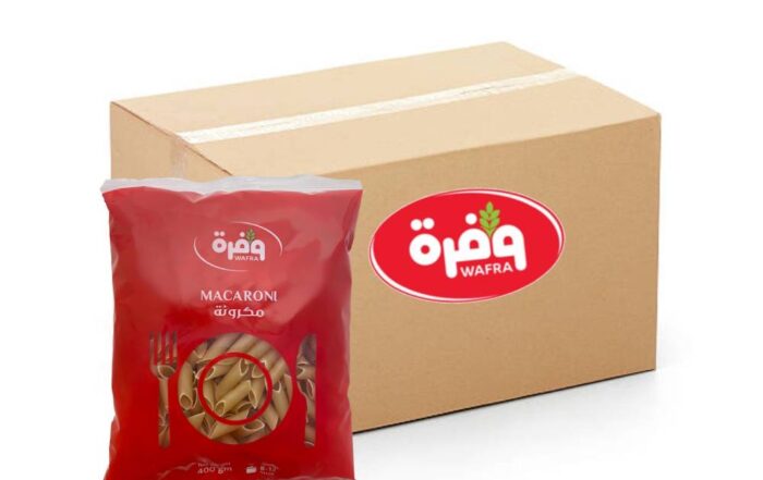 Wafra Macaroni Penne Lisce No.11 - 20x400g, Wafrah, Premium Pasta, Penne Pasta, Saudi Made, Bulk items, Catering, Wholesaler, Price, HORECA