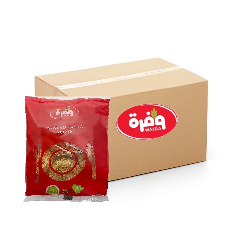 Wafra Nested Pasta No.51 - 20x400g, Wafrah, Premium Pasta, Wheat Semolina Pasta, Bulk items, Catering, Wholesaler, Price, HORECA
