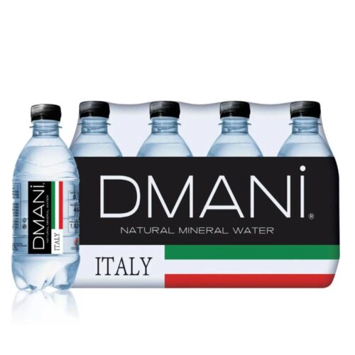 Dmani Natural Mineral Water - 6x12x500ml pack of pure, refreshing mineral water bottles, ideal for daily hydration at home, office, or on the go.