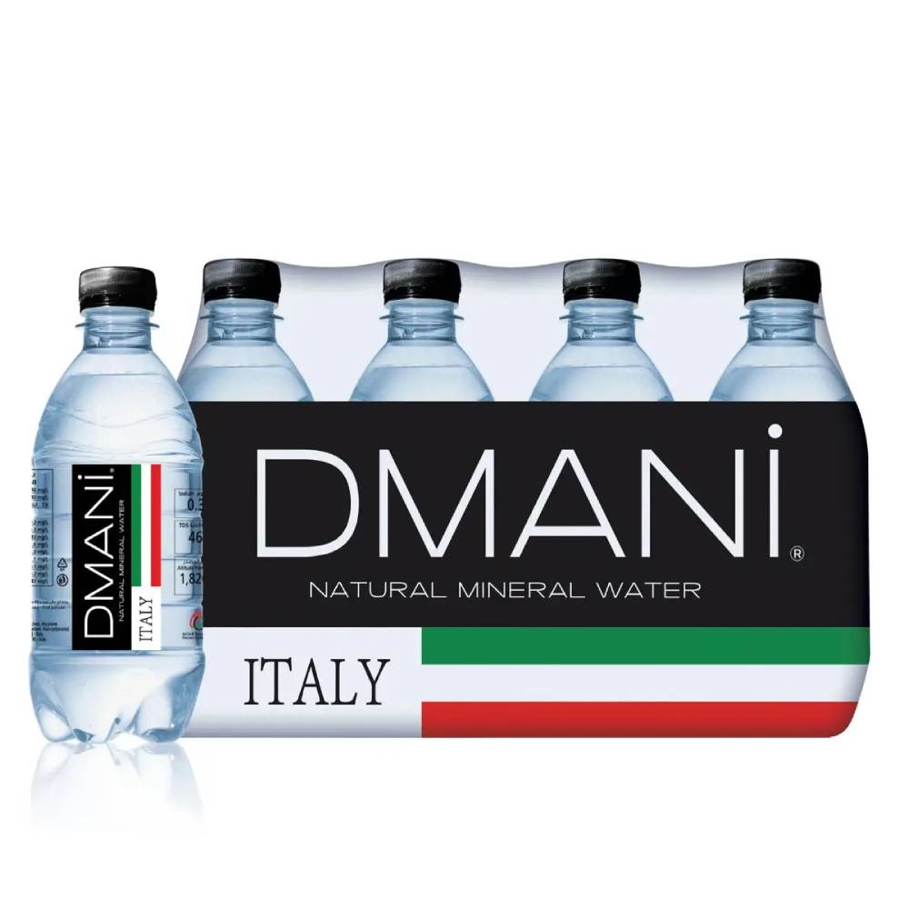 Dmani Natural Mineral Water - 6x12x500ml pack of pure, refreshing mineral water bottles, ideal for daily hydration at home, office, or on the go.