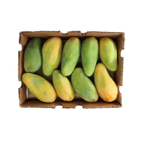 Mango Sindhri (Pakistan) - Approx 5kg per box featuring premium Pakistani mangoes with golden-yellow skin, juicy flesh, and rich aroma