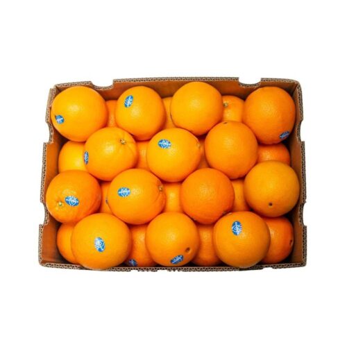 Fresh Orange Valencia (South Africa) – Approx 15kg per box, sweet and juicy South African Valencia oranges perfect for juicing and fresh eating.